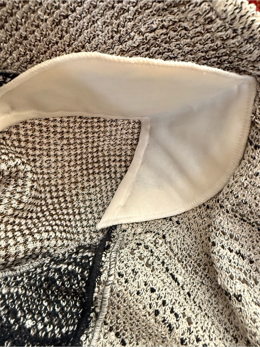 St. John Tweed-Inspired Fringe-Trim Knit Blazer - Picture 9 of 13